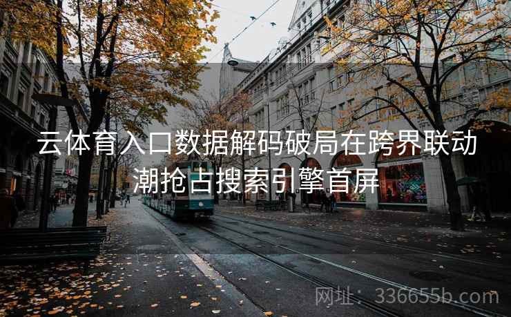 云体育入口数据解码破局在跨界联动潮抢占搜索引擎首屏