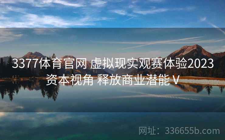 3377体育官网 虚拟现实观赛体验2023资本视角 释放商业潜能Ⅴ