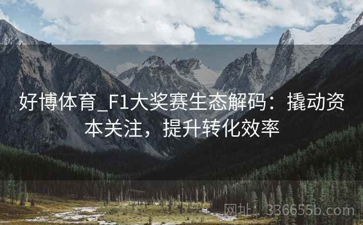 好博体育_F1大奖赛生态解码：撬动资本关注，提升转化效率