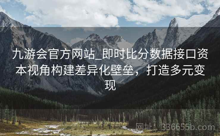 九游会官方网站_即时比分数据接口资本视角构建差异化壁垒，打造多元变现